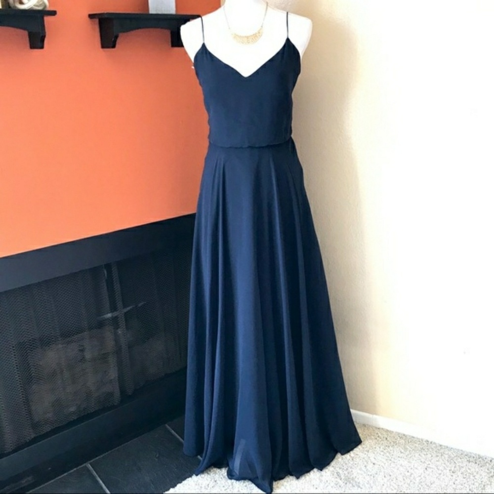 Jenny yoo inesse dress navy size 4
